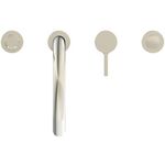 IDS 4-Loch-Badearmatur JOY mit Auslauf silver storm IDEAL STANDARD