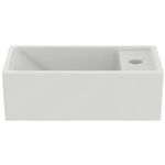 IDS Handwaschbecken EUROVIT PLUS Hahnbank rechts, 370x201x120mm weiß IDEAL STANDARD - VPE: 60