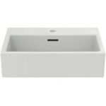 IDS Halbeinbau-Waschtisch EXTRA m ÜL 1 Hahnloch 500x420x150mm weiß I+ IDEAL STANDARD