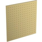 IDS Regenbrause IDEALRAIN eckig, 400x400mm brushed gold IDEAL STANDARD