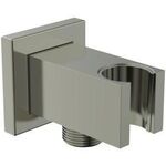 IDS Wandanschlussbogen IDEALRAIN mit Brausehalter eckig silver storm IDEAL STANDARD
