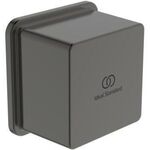 IDS Wandanschlussbogen IDEALRAIN eckig G 1/2Zoll magnetic grey IDEAL STANDARD