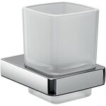 Emco Glashalter TREND Kristallglas satiniert chrom EMCO