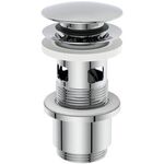 IDS Push-Open-Ventil mit geschlitztem Schaft chrom IDEAL STANDARD