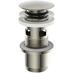 IDS Push-Open-Ventil mit geschlitztem Schaft silver storm IDEAL STANDARD