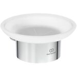 IDS Seifenschale CONCA rund, mit Wandhalter chrom IDEAL STANDARD