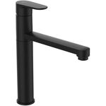IDS Einhebel-Küchenarmatur CERAFINE O DN 15 hoh Auslauf schwenkbar Silk Black IDEAL STANDARD