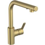 IDS Küchenarmatur GUSTO Ausl 232mm L-Auslauf m Seife bru gold IDEAL STANDARD