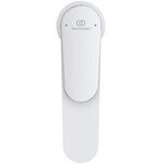 IDS Waschtischarmatur CERAFINE O H120, mit Push-Open-Ventil silver IDEAL STANDARD