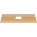 IDS Waschtischplatte i.life B mitt Auss f Sch. 802x507x18mm Ei Natur IDEAL STANDARD