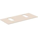 IDS Waschtischplatte i.life B 2 Auss f 2 WWT 1202x507x18mm Sandb. ma IDEAL STANDARD