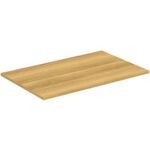 IDS Waschtischplatte i.life B ohne Ausschnitt 802x506x18mm Eiche Natur IDEAL STANDARD