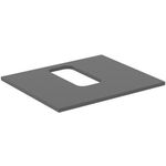 IDS Waschtischplatte i.life B mitt Auss f Wand-WT 602x507x18mm qua ma IDEAL STANDARD