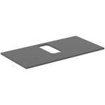 IDS Waschtischplatte i.life B mitt Auss f Wand-WT 1002x507x18mm qua ma IDEAL STANDARD