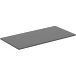 IDS Waschtischplatte i.life B o Auss 1002x506x18mm Quarzgrau matt IDEAL STANDARD