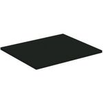 IDS Waschtischplatte i.life B o Auss 602x506x18mm Carbongrau matt IDEAL STANDARD