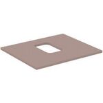 IDS Waschtischplatte i.life B mitt Auss f Sch. 602x507x18mm gge matt IDEAL STANDARD