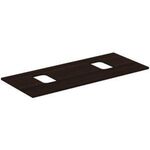 IDS Waschtischplatte i.life B 2 Auss f 2 Schal 1202x507x18mm Coffee o IDEAL STANDARD