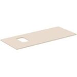 IDS Waschtischplatte i.life B Auss li f Sch. 1202x507x18mm Sandb. matt IDEAL STANDARD
