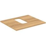 IDS Waschtischplatte i.life B mitt Auss f Wand-WT 602x507x18mm Ei na IDEAL STANDARD