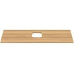 IDS Waschtischplatte i.life B mitt Auss f Sch. 1002x507x18mm Ei Natur IDEAL STANDARD