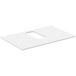 IDS Waschtischplatte i.life B mitt Auss f Wand-WT 802x507x18mm we matt IDEAL STANDARD