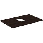 IDS Waschtischplatte i.life B mitt Auss f Sch. 802x507x18mm Coffee Oak IDEAL STANDARD