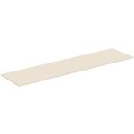 IDS Waschtischplatte i.life B o Auss 2004x506x18mm Sandbeige matt IDEAL STANDARD