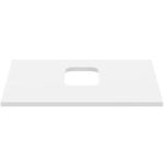 IDS Waschtischplatte i.life B mitt Auss f Sch. 602x507x18mm weiß matt IDEAL STANDARD