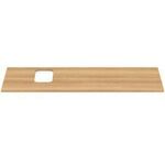 IDS Waschtischplatte i.life B Auss li f Wand-WT 1202x507x18mm Ei Natur IDEAL STANDARD