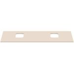 IDS Waschtischplatte i.life B 2 Auss f 2 Schal 1202x507x18mm Sandb. ma IDEAL STANDARD