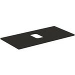 IDS Waschtischplatte i.life B mitt Auss f Sch. 1002x507x18mm Carbon ma IDEAL STANDARD