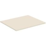 IDS Waschtischplatte i.life B o Ausschnitt 602x506x18mm Sandbeige matt IDEAL STANDARD