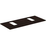 IDS Waschtischplatte i.life B 2 Auss f 2 WWT 1202x507x18mm Coffee o IDEAL STANDARD