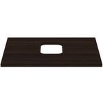 IDS Waschtischplatte i.life B mitt Auss f Sch. 602x507x18mm Coffee Oak IDEAL STANDARD