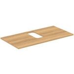 IDS Waschtischplatte i.life B mitt Auss f Wand-WT 1002x507x18mm Ei na IDEAL STANDARD