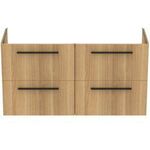 IDS Waschtischunterschrank i.life A 4 Auszüge, 1200x440x630mm Eiche Natur IDEAL STANDARD