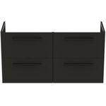 IDS Waschtischunterschrank i.life A 4 Auszüge 1200x440x630mm Carbongrau matt IDEAL STANDARD