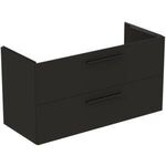 IDS Waschtischunterschrank i.life B 2 Auszüge 1200x505x630mm Carbongrau matt IDEAL STANDARD