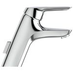 IDS Einhebel-WT-Armatur CERAMIX BLUE mit Zugknopf-Ablaufgarnitur chrom IDEAL STANDARD