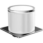 Emco Flüssigseifenspender ART Stülpbecher Kristallglas satiniert chrom EMCO