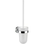 Emco Toilettenbürstengarnitur POLO Beh Kunststoff Bürstengriff weiß chrom EMCO