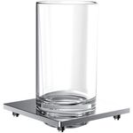 Emco Glashalter LIAISON Glas Kristallglas klar chrom EMCO