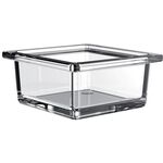 Emco Glasschale LIAISON quadr. fl 98x48x98mm Kristallglas klar EMCO