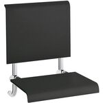 Emco Einhängesitz SYSTEM 2 mit Kunststoffsitzfläche schwarz chrom EMCO