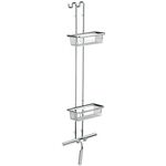 Emco Türetagere SYSTEM 2 2 tiefe Körbe, Duschwischer chrom EMCO