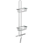 Emco Wandetagere SYSTEM 2 2 tiefe Körbe, Duschwischer chrom EMCO
