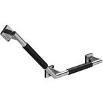 Emco Winkelgriff SYSTEM 2 re 135Grad mit Ummantelung chrom/schwarz EMCO