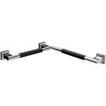 Emco Eckgriff/Handlauf SYSTEM 2 mit Ummantelung chrom/schwarz EMCO