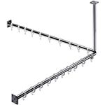 Emco Duschvorhang-Set SYSTEM 2 1000mm chrom EMCO